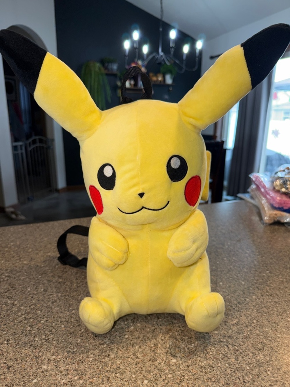 Pikachu Plush Backpack